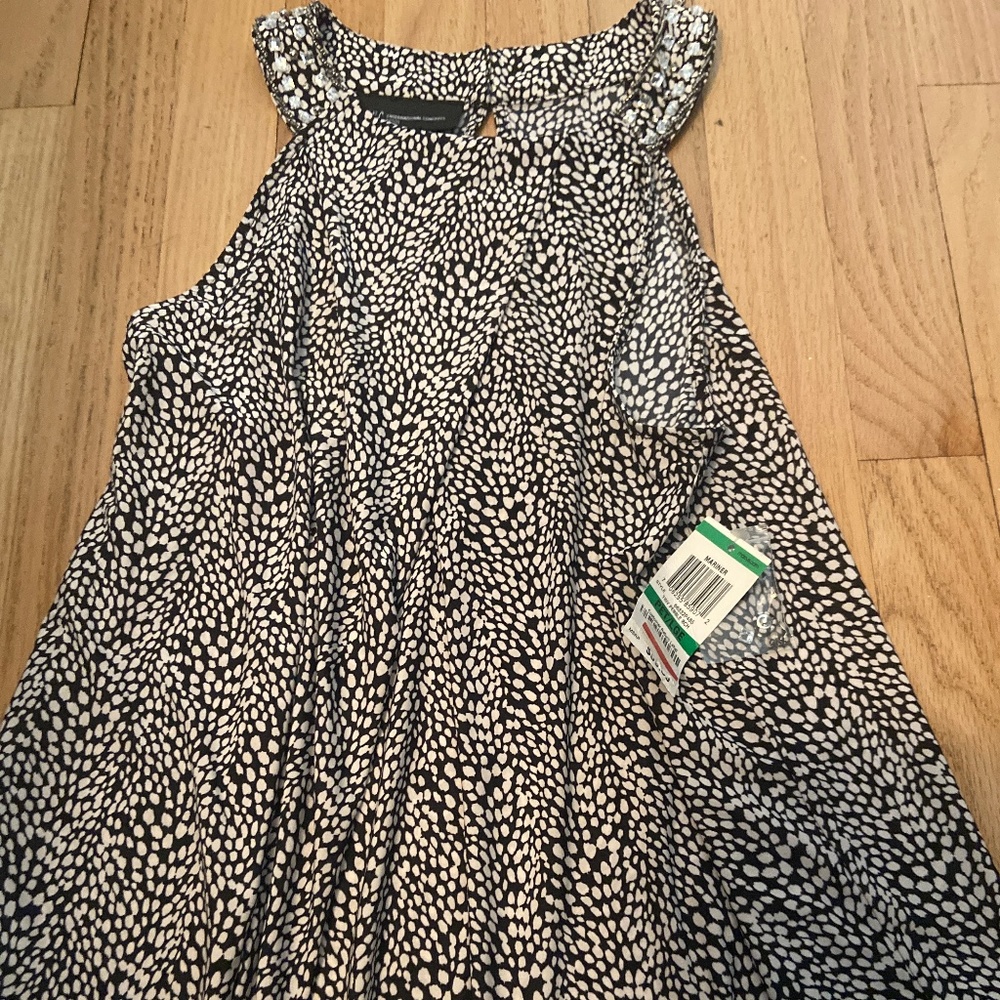 INC Sleeveless Rhinestone Tank